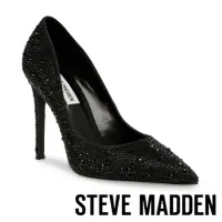 在飛比找momo購物網優惠-【STEVE MADDEN】EVELYN R 鑽面尖頭高跟涼