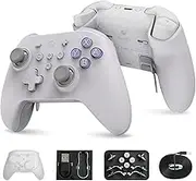 Gulikit kk3 Max Controller, KingKong 3 Max Wireless Controller with RGB Light, 4 Back Buttons for PC/Switch/Steam/Android/iOS/MacOS,Maglev/Rotor/HD Vibration, Hyperlink Adapter