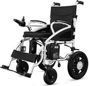 Lightweight Foldable Electric Wheelchair for Adult, Electric Powered Folding Lightweight Only 29 Kg, Ultra Portable Folding Power Wheelchair, Seat Width 43Cm