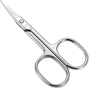 LIVINGO Premium Manicure Scissors Multi-purpose Stainless Steel Cuticle Pedicure Beauty Grooming Kit for Nail, Eyebrow, Eyelash, Dry Skin Curved Blade 3.5 inch(8.9cm)