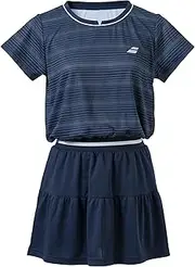 [Babolat] Tennis Wear Women's Club Dress One Piece BWG4333C 2024SS Late March Release, Blue, XL