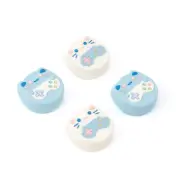 GeekShare 4PCS JoyCon Caps for PS4/PS5/NSPPRO/Nintendo Switch/Lite/OLED Game Cat