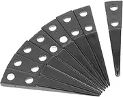 DOITOOL 4 Pairs Heat Resistant Ceramic Tips for Precision Repairs Laboratory and Beauty Applications Straight Pointed Design Ensuring Safety and Versatility Use