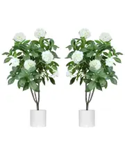 Creative Displays 5ft Hydrangea Drop-In Trees with Fiberstone Pots