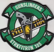 VFA-105 GUNSLINGERS MUTHA CHEST PATCH
