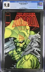 THE SAVAGE DRAGON #1 CGC 9.8 ERIK LARSEN cover Image Comics 1993