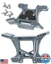 RCHuiWow Upgrades Part for 1/10 Rustler 4WD/4WD(VXL),Alloy Front and Rear RC
