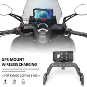 For KYMCO XCITING S400 GPS Phone Holder Charger Navigation Bracket Mount Stand