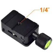 1/4 Mount Clamp Quicks Release Plate For Benro Arca Swiss Tripod K30 Reliable