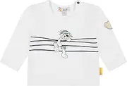 [Steiff] Baby Boys Long Sleeve T-Shirt, Bright White