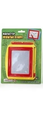 MAGNETIC DRAWING BOARD 16 x 22 CM 1 PC ASSORTED COLOURS