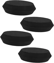 Gadpiparty 4pcs Black Waxing Sponge Pads for Car Polishing Lightweight Applicator for Efficient Buffing and Shine Enhancement Compatibility for Vehicles Suvs and Trucks