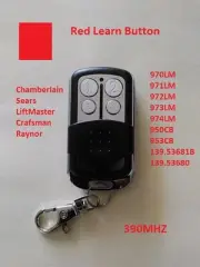 Chamberlain Sears Garage Door Opener Mini Remote Part For Red Learn Button
