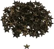 200 Pcs Metal Decorative Rivets Five-Pointed Star Rivet Tack 15Mm Bronze Color f