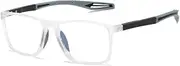 TR90 Photochromic Glasses Anti Blue Light Blocking Sports Glasses Ultra Light UV Protection Glasses