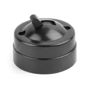 High Quality Switch Single Control Household 1PC Black Easy Install Light Switch
