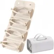 Travel Toiletry Bag 4 Detachable Clear Multi Compartment Hanging Toiletry Bag