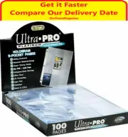 10 x ULTRA PRO PLATINUM TRADING CARD 9 POCKET PAGES SLEEVES AFL POKEMON MTG NRL