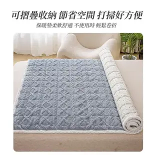 【寢聚 Sleep Club】買一送一 塔芙絨床墊枕套組-單人/雙人/加大任選(法蘭絨 保暖墊 床墊 軟床墊 床包 暖墊)