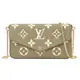 Louis Vuitton LV M82480 Félicie Pochette 撞色手拿/斜背鏈包.卡其綠