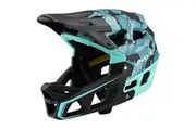 Full Face Mountain Bike Helmet Adult Racing Downhill MTB Helmet for Mountain Bike (Yellow)