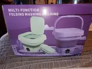 Mini Washing Machine 8L Folding Portable Sterilization Drying Laundry Machine