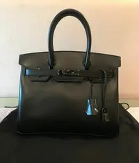 在飛比找Yahoo!奇摩拍賣優惠-專櫃正品 愛瑪仕 HERMES BIRKIN 30 SO B