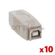 10 pack USB 2.0 B Female to B Female Coupler Adapter Connector Camera Printer