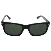 Persol Persol PO3048S 95/31 - Black/Crystal Green by Persol for Men - 55-19-145 mm Sunglasses