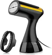 [AOIMIKE] 1500W Black Handheld Garment Steamer, 350ml Detachable Water Tank, 20S Fast Heat-up, Auto-Off, Home Use