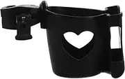 minkissy Bicycle Cup Holder with Angle Skid Base and Generous Capacity Stroller and Walker Drink Holder for Cups and Bottles Suitable for Bikes Wheelchairs and Scooters Black