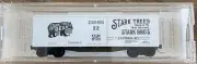 Micro-Trains N Scale #42010 Stark Bros Trees Bear Fruit 40' Standard Box Car NIB
