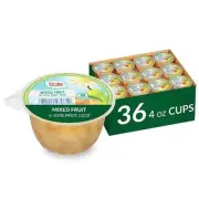 Dole Fruit Bowls Mixed Fruit in 100% Juice Snacks 4oz 36 Total Cups Gluten & ...