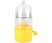 Egg Scrambler Silicone Shaker Whisk Hand Operated Golden Egg Maker with Pulling Rope Eggs Cooking Tool Mixer