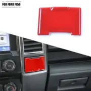 Interior Central Control Power Socket Cover Trim Bezels For Ford F150 15-20 Red (for: Ford)