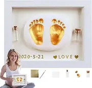 Baby Footprint Kit, Wooden Handprint Kit, Fetal Hair Collection Bottle, Baby Keepsake Kit, Footprint Making Kit, Handprint Footprint Kit, Safe Paint Baby Kit, Baby Handprint Keepsake