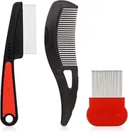 3pcs Scalp Comb for Dandruff, Hollow Tooth Dandruff Comb Scalp Sweep Detoxing Comb Dandruff Removal Comb Scalp Cleaning Comb Massage Comb Hair Comb for Women Men