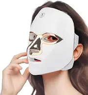 LED Light Face Mask for Skin Rejuvenation – 7 Color Modes for Face & Neck, Home Self-Care Beauty Tool, Adjustable Fit for Daily Glow Routine, Relaxation & Radiance Support