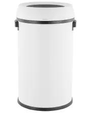 JONATHAN Y Chuck White 17.2 Gallon Open Top Trash Can