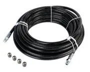 1/4in.x 100ft. Sewer Jetter Hose & 4 Thruster Flusher Monster Degreaser Nozzles