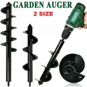 Ourdoor Power Garden Spiral Auger Earth Drill Bit Post Hole Digger Tool Planter