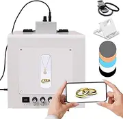 Professional Photo Studio Light Box,Mini Photo Studio Softbox,Professional Jewelry Photography Light Box Kit with Photography Turntable - Adjustable Speed w/4 Fill Light,for Jewelry