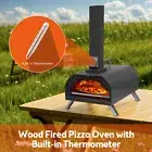 HG Wood Fired Outdoor Pizza Oven Portable Stainless Steel Wood Pellet Pizza Oven