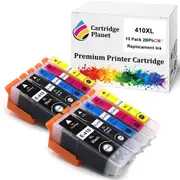 10 Pack (2BK,2PBK,2C,2M,2Y) Compatible Ink for Epson 410XL for Epson Expression Premium XP-530 XP-540 XP-630 XP-640 XP-900