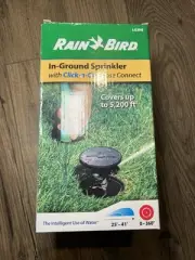 Rain Bird LG3HE Impact Sprinkler - Black In Ground With Click-n-go Hose Connect