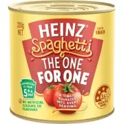 Heinz Spaghetti Tomato and Cheese Sauce Can 220g