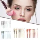 8 Makeup Brush Set Powder Blusher Eye Shadow Brush Makeup A4F9 Kit I6P1