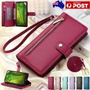 For Google Pixel 9 Pro XL 8 7 Pro 8A 7A Leather Zipper Wallet Case Stand Cover