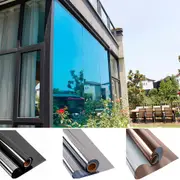 One Way Mirror Window Film Mirror Effect Tint Glass Cover Privacy Glass Protecting Film Reflective Anti UV Film