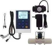 DIGITEN Water Flow Control LCD Display+G1 Flow Sensor Meter+G1 Solenoid Valve+12V Power